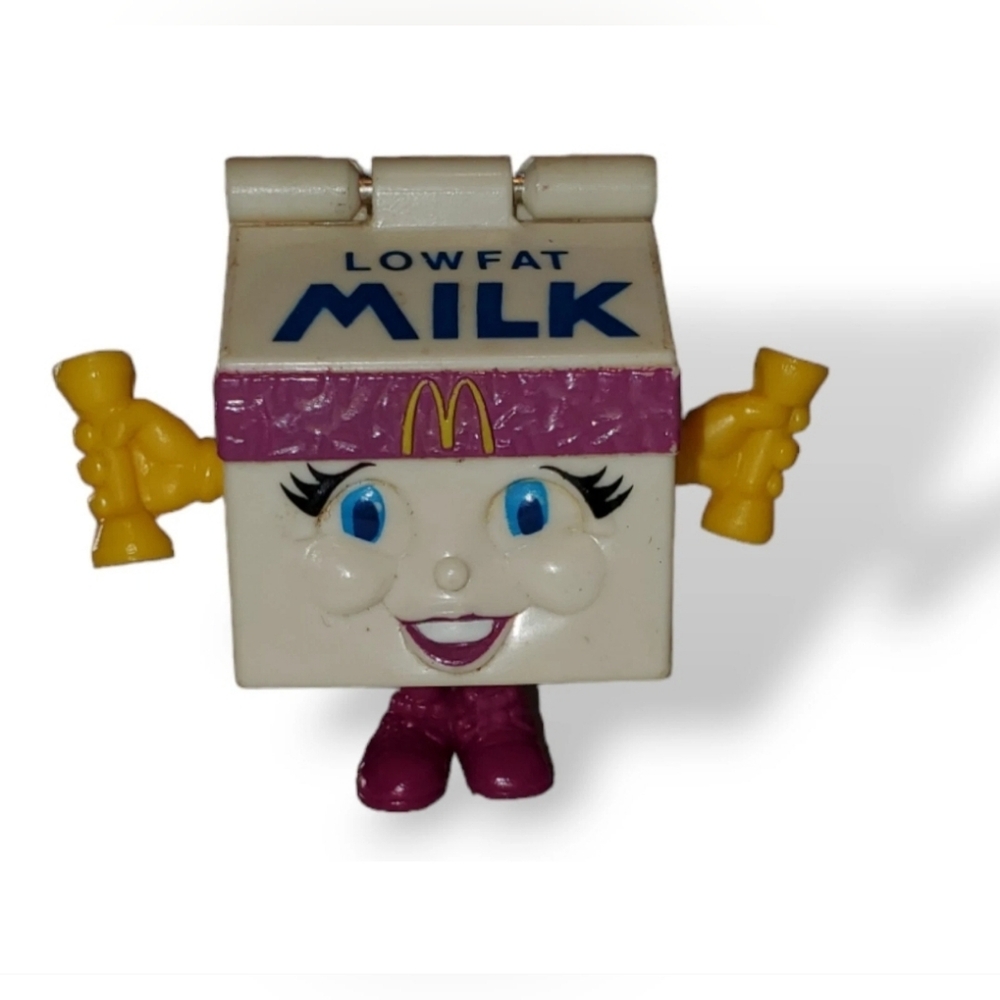 McDonald's Happy meal Lowfat Milk Transformer changeables Toy 1993